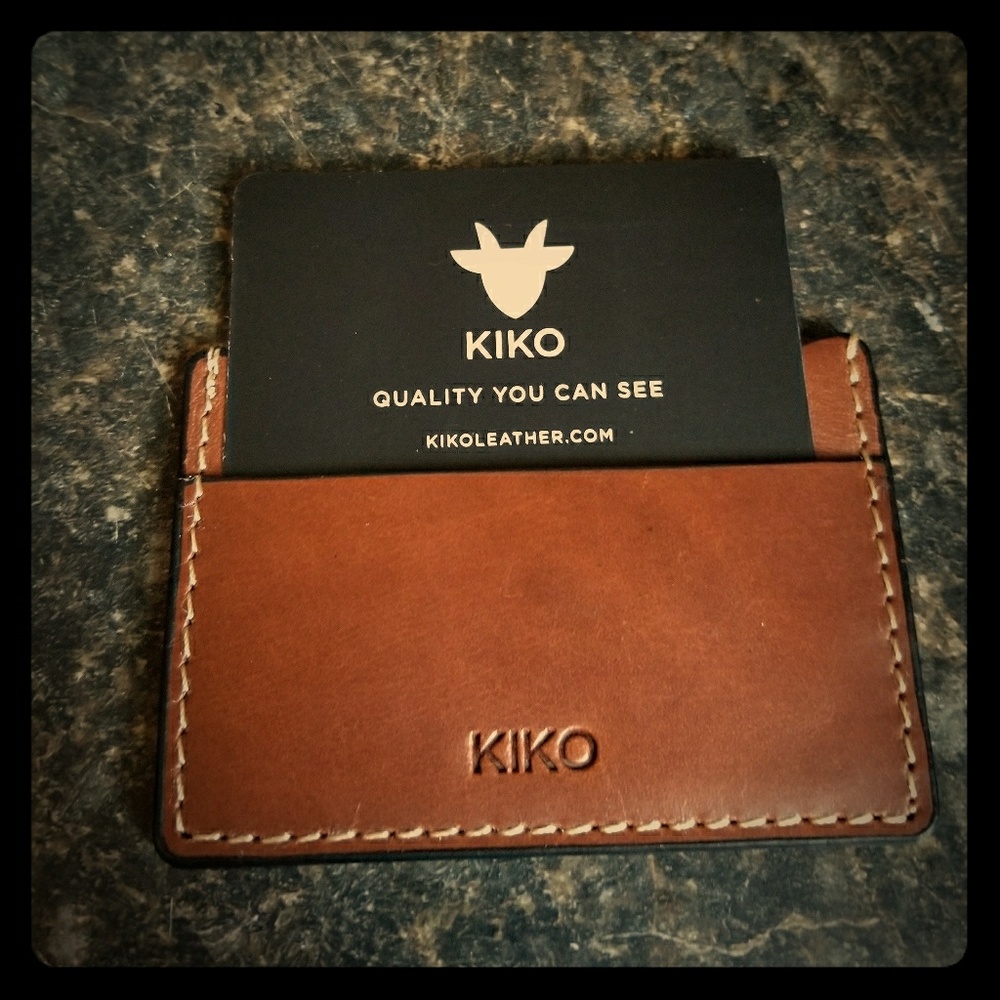 Kiko leather card holder (slim wallet)